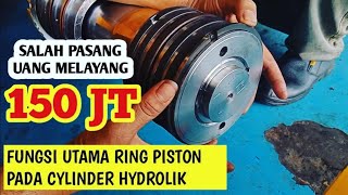 GANTI SEAL CYLINDER HYDRAULIC_ FUNGSI RING PISTON PADA PISTON CYLINDER SANGAT PENTING_KOMATSU