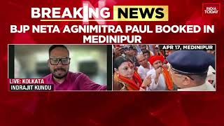 BJP Neta Agnimitra Paul Booked In Medinipur | FIR Over Ruckus Inside Medinipur Police Station