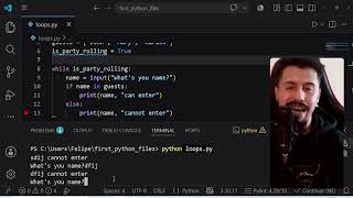 For loop in Python / Felipe Matos