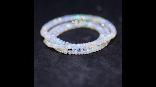 14k faceted opal necklace 100418