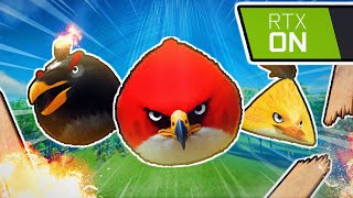 Hice ANGRY BIRDS pero RTX (y destruirá tu pc...)