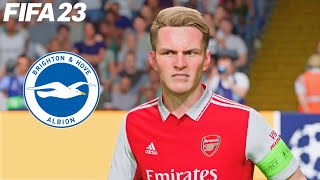 Arsenal vs Brighton - 22/23 Premier League - PS5 Gameplay