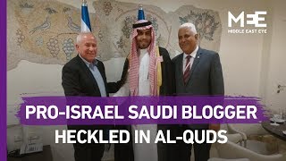 Pro-Israel Saudi blogger heckled in Jerusalem