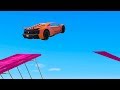 IMPOSSIBLE MILE HIGH STUNT JUMPS! - GTA 5 Funny Moments