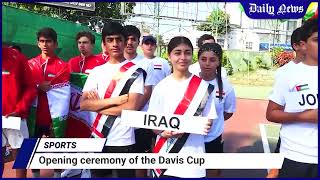 Opening ceremony of the Davis Cup