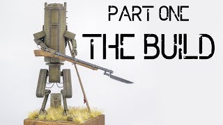 PZM-7 1/35, scratchbuild [Part 1] - Mech model (from Iron Harvest)