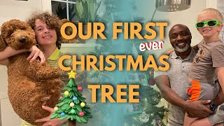 OUR FIRST CHRISTMAS TREE | NEW TREE DECORATING TRADITION