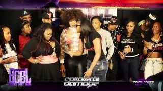 QB BLACK DIAMOND vs MORAWSHA/B.C.B.L. COLLATERAL DAMAGE/BOSSCHICK BATTLE LEAGUE