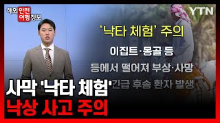 사막 '낙타 체험' 낙상 사고 주의 [해외안전여행정보] / YTN korean