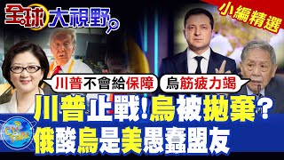 川普止戰!烏克蘭被拋棄?|俄酸烏是美國愚蠢盟友【全球大視野】精華版 ‪@全球大視野Global_Vision