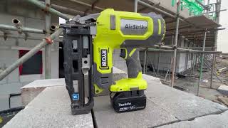 Carpenter review of RYOBI Airstrike 16 gauge pin nailer