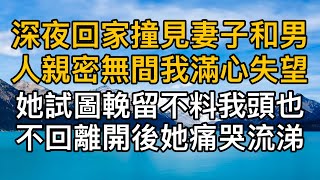 “你懂點事好不好，別鬧了！”，深夜回家撞見妻子和男人親密無間我滿心失望，她試圖輓留不料我頭也不回離開後她痛哭流涕。一口氣看完 ｜完結文｜真實故事 ｜都市男女｜情感｜男閨蜜｜妻子出軌｜楓林情感