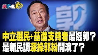 【#寰宇一把抓】P4 中立選民+基進支持者最挺郭？ 最新民調深綠郭粉開演了？20230905｜@catchyoureye