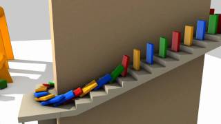 Animation - Bridge, Domino, Collision