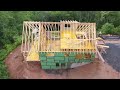Construction Timelapse of a Mountain Home