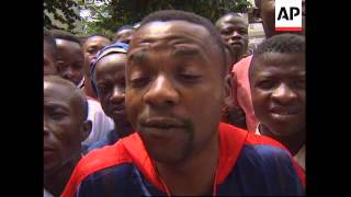 ZAIRE: KINSHASA: LOCALS EXPRESS SUPPORT FOR REBEL LEADER KABILA