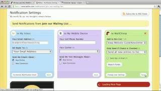 Integrating Wufoo with Mailchimp to Manage a Mailing list