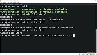 Linux Shell Scripting: Automating Command Line Tasks: Standard Input and Output | packtpub.com