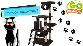 Best Cat House Ever? | Go Pet Club | Cat Tree Furniture 62 in | Review