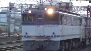 EF65　2094号機　貨物牽引　金町駅通過