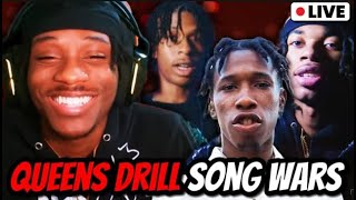 QUEENS DRILL SONG WARS w/Kjshotit LIVE ⛩️ PULL UP!!!!!