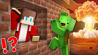How Mikey and JJ Escape from NUKE EXPLOSION on the HIGHEST TOWER ? - Minecraft (