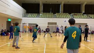 決勝T JUST A WAY vs あおば　第2セット　第11回ファミバド熱羽甲子園