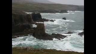 Coastal & cliff scenery 1 near Mangurstadh Lewis Hebrides Scotland