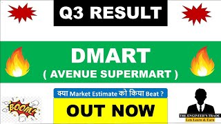 Dmart Q3 Results 2024 | Dmart Results Today | Dmart Share Latest News | Avenue supermarts Share