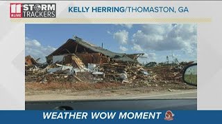 Weather wow moment: Destruction in Thomaston, Georgia