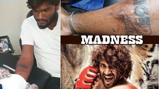 Vijay Devarakonda Fan Tattooed LIGER Movie Name | MS Entertainments