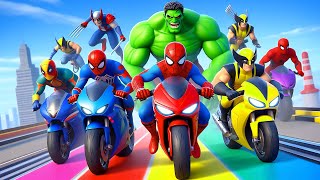 The thrilling race of superheroes! Who will win?! | Marvel's Spider-Man and His Amazing Friends