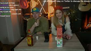 AverageHarry and Lexie Marie Build Gingerbread Houses and Drink (are we shocked) | Fireball Friday