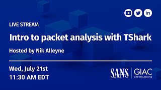Intro to packet analysis with TShark