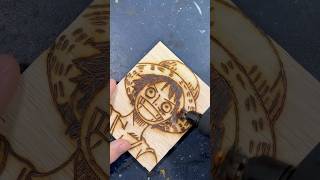 Luffy Burn Time Lapse #onepiece #anime #art #shorts