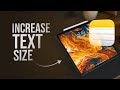 How to Increase Text Size in iPad Notes (tutorial)