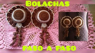 BOLACHAS PARA EL CABELLO-PASO A PASO-CROCHET