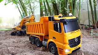 [30분] 중장비 자동차 장난감 모래놀이 포크레인 덤프트럭 전동차 연속보기 Video for Kids Car Toy Play Excavator Power Wheels