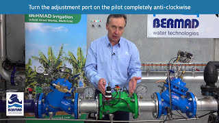 BERMAD 420 Pressure Reducing Valve – How to Demonstration