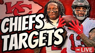 Possible CHIEFS Free Agency TARGETS!🚨 WR/RB/TE | Kansas City Chiefs News LIVE