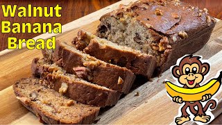 Walnut Banana Bread Recipe | Healthy, Moist \u0026 Delicious Starbucks Style | Homemade Banana Bread