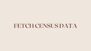 Census Data Made Easy: Natural Language Query Tool