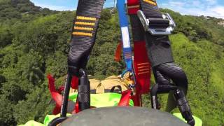 Zuperman ZipLine at South Shore Zip-line, Roatan Island, Honduras