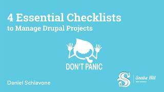 4 Essential Checklists to Manage Drupal Projects