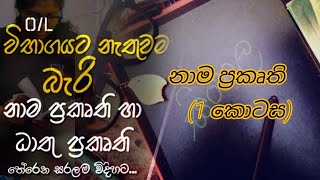 නාම ප්‍රකෘති ||10ශ්‍රේණිය සිංහල