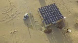 Drone Shot of our Rural Power Unit in Nimjat, Mauritania