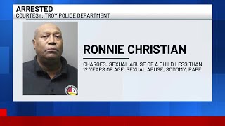 Troy man arrested on multiple child sexual abuse, rape charges