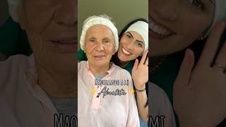 Maquillando a mi Abuelita 🩷 #makeup #maquillajerapido #maquillajetutorial