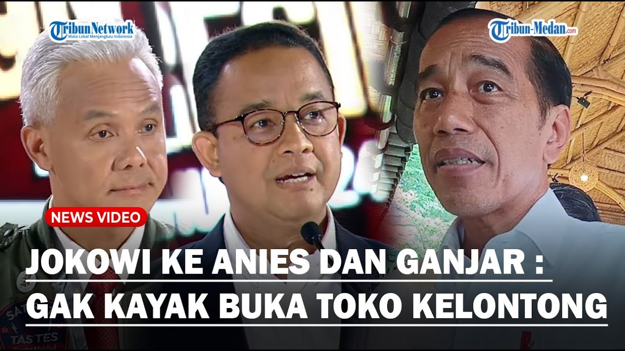 MENOHOK! Presiden Jokowi Balas Anies Dan Ganjar Soal Desak Prabowo Buka ...