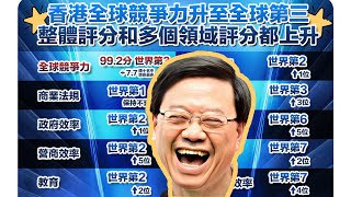 【香港1A】李家超狂J全球競爭力世三排名自我貼金！查實只係谷底反彈不復世一！失業率又升！地盤工受外勞衝擊最嚴重！每年國安法拘捕66人，原來每個成本一億！17/06/2025